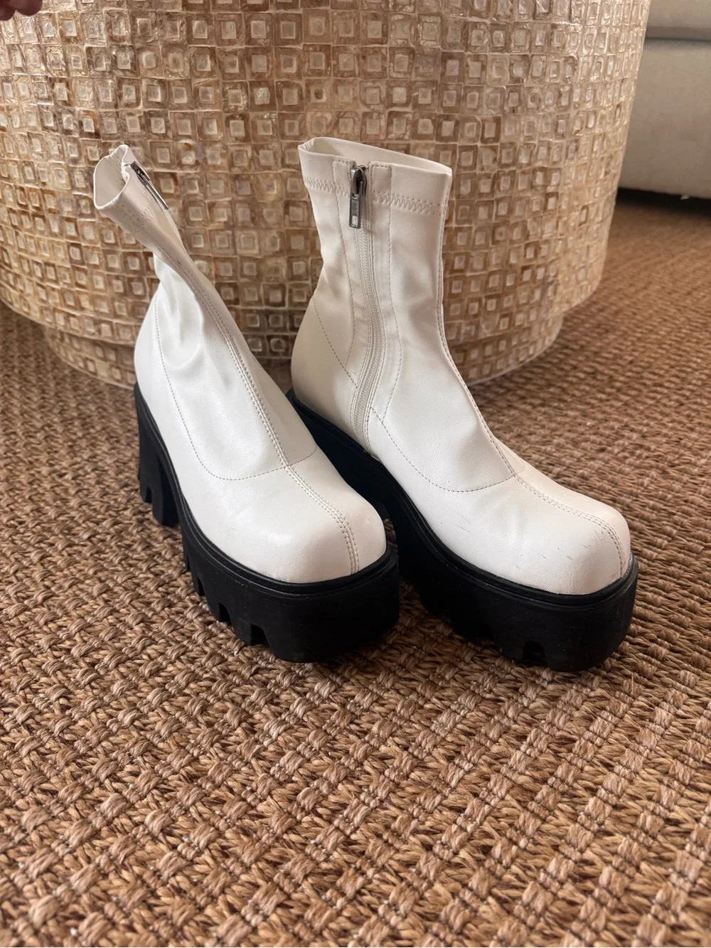 Notoriously chunky platform ankle boot